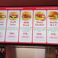 Part of the menu as of 19 July 2025 at Dirty Vegan - Barcode Street Food in Oslo