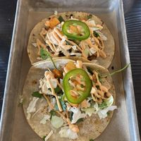 Tofu tacos   at Cinder Restaurant in Westerly