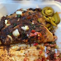 Tore into the food before I thought about taking a picture   at Queen's Vegan Cafe in Roanoke