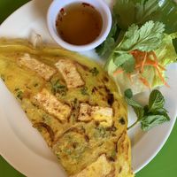 Vietnamese pancake with tofu   at Pho Me in Hitchin