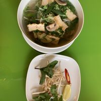 Tofu and mushroom pho   at Pho Me in Hitchin