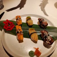 Nigiri omakase at MUDRA Plant Based  in Madrid