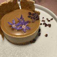 Milk jam cheescake (fuc**ng delicious)  at MUDRA Plant Based  in Madrid