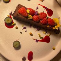 Chocolate bomb  at MUDRA Plant Based  in Madrid