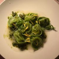 Tortellini  at MUDRA Plant Based  in Madrid