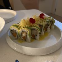Uramaki dragon roll  at MUDRA Plant Based  in Madrid