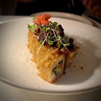 Tempura roll  at MUDRA Plant Based  in Madrid