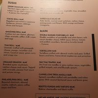 Menu at MUDRA Plant Based  in Madrid