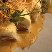 Uramaki dragon roll  at MUDRA Plant Based  in Madrid