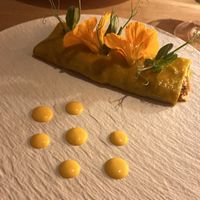 Canelón tikka masala  at MUDRA Plant Based  in Madrid