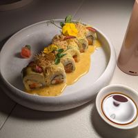 sushi at MUDRA Plant Based  in Madrid