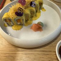 Dragon sushi  at MUDRA Plant Based  in Madrid