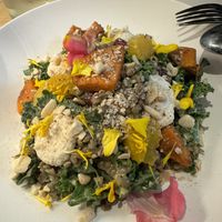 Kale saladd  at MUDRA Plant Based  in Madrid