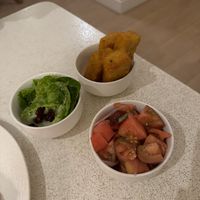 Schnitzel sides  at MUDRA Plant Based  in Madrid