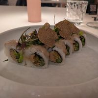 Truffle rolls at MUDRA Plant Based  in Madrid