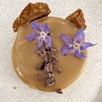 Dulce de Leche cheesecake   at MUDRA Plant Based  in Madrid