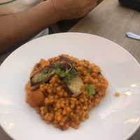 Giant mushroom dish  at BRERA in Las Vegas