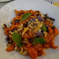 Vegan pasta with veggies, delicious at BRERA in Las Vegas