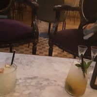 Last cocktails at Amberes The Vegetarian Wine And Cocktail Bar in Valencia