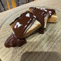 Pumpkin pie at Amberes The Vegetarian Wine And Cocktail Bar in Valencia