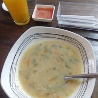 Oat soup at Allullas Vegetariano - Centro in Pasto