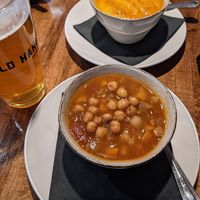 Moroccan stew and carrot ginger soup at The Wild Hare in Stillwater