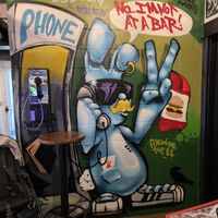 Because y’all have to see this cool 90s aesthetic!   at The Wild Hare in Stillwater