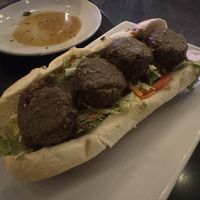 Caulafel po boy  at The Wild Hare in Stillwater