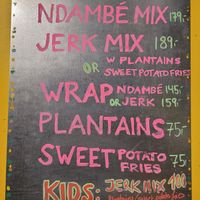 Menu at Fulani - Afro Caribbean Street Food in Oslo