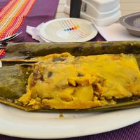 Colombian dish not sure name but v tasty at Las Veganas in Medellin