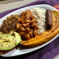 Bandeja Paisa at Las Veganas in Medellin