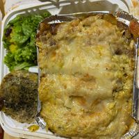 vegan "lasagna"...weird, but in a good way at Las Veganas in Medellin