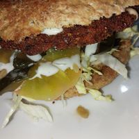 hamburgesa prema at Las Veganas in Medellin
