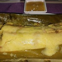 tamal Antioqueño at Las Veganas in Medellin