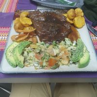 Seitan a la Plancha at Las Veganas in Medellin