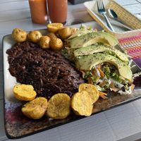 Seitan a la plancha  at Las Veganas in Medellin