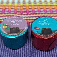 Wee chocolates for dessert at Las Veganas in Medellin