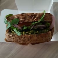 Sandwich at Oslo Raw Frogner in Oslo