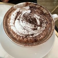 Hot chocolate   at Oslo Raw Frogner in Oslo