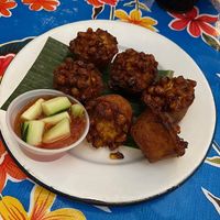 Corn Fritters at Bangrak Market in Seattle