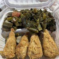 Vegan meal- main plus 2 sides for about $20.   at NuVegan - epiQ Food Hall in Woodbridge