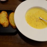 Pumpkin Soup With Roasted Ginger. at Soul Kitchen in Puchong