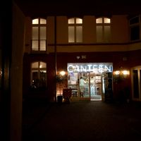 canteen at night at Jivamukti Canteen in Berlin
