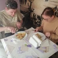 Our first stop   at Vegan Food Tours Split in Split