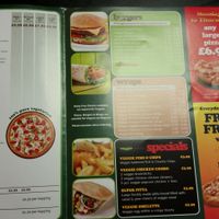 Menu2 at Veggie Lounge in Wolverhampton