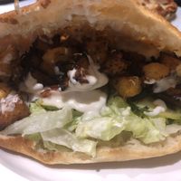 Super pitta with vegan mayo.  at Veggie Lounge in Wolverhampton