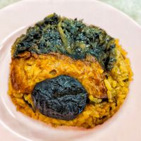 Vegan glutinous rice chicken (lor mai kai) at Shan Vege Dimsum 膳济素食点心楼 in Johor Bahru