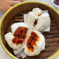 cha Siu bbq buns  at Shan Vege Dimsum 膳济素食点心楼 in Johor Bahru