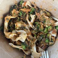 Hand-Pulled Noodles w/ Kimchi and Broccolini  at Daily Operation in Easthampton