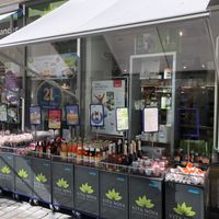 Außenauslage  at Reformhaus in Straubing